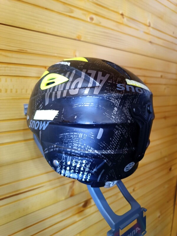 PRILBA ALPINA SNOW BLACK 51-54CM